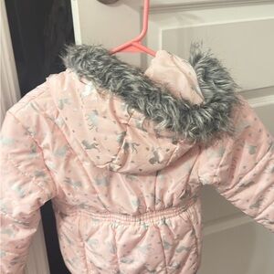 Pink Fur-Trimmed Children's Jacket